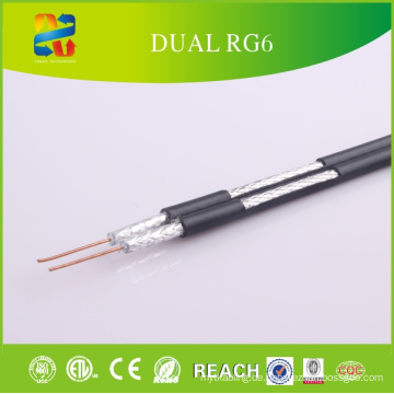 RG6 Dual Kabel / RG6 Koaxialkabel mit konkurrenzfähigem Preis